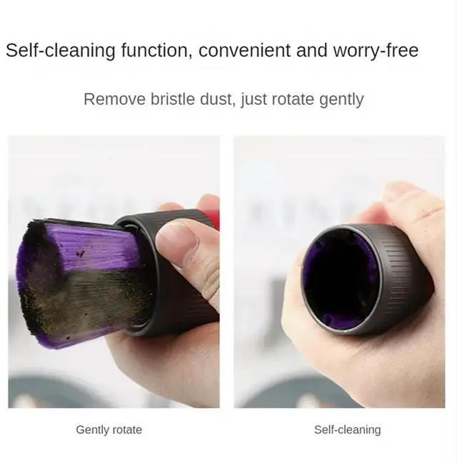 Alt view image 6 of 6 - For V7 V8 V10 V11 V12 V15 Vacuum Cleaner Traceless Dust Removal Soft Brush Universal Suction Head Accessories