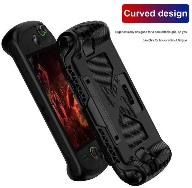 Alt view image 4 of 6 - Ergonomic Skin Sleeve Shockproof for OnexPlayer Apex Handheld Game Console Anti-Scratch Protective Skin Case Gaming Accessories