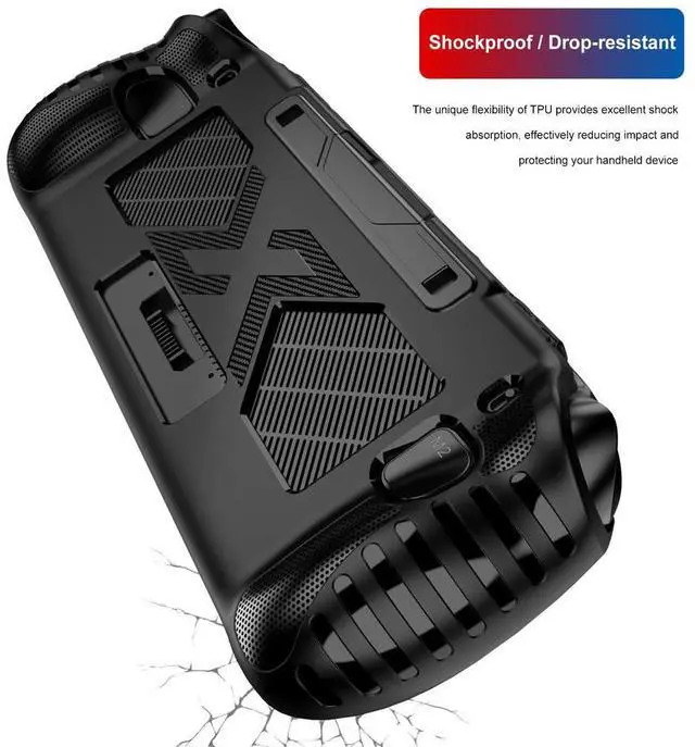 Alt view image 5 of 6 - Ergonomic Skin Sleeve Shockproof for OnexPlayer Apex Handheld Game Console Anti-Scratch Protective Skin Case Gaming Accessories