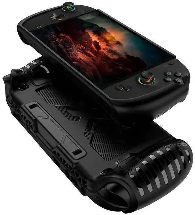 Alt view image 6 of 6 - Ergonomic Skin Sleeve Shockproof for OnexPlayer Apex Handheld Game Console Anti-Scratch Protective Skin Case Gaming Accessories