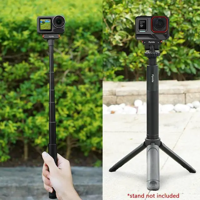 Alt view image 4 of 6 - Selfie Stick Aluminum Alloy Extension Pole Handle Grip for Go Ultra/X5/Pocket 3 Action Cameras