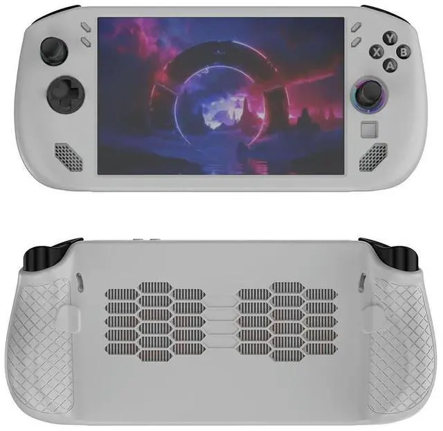 Alt view image 4 of 6 - Silicone Protective Case Shockproof Silicone Game Console Sleeve Anti-Scratch Soft Handheld Console Shell for Legion GO S