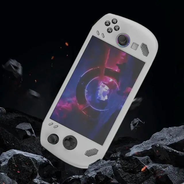 Alt view image 5 of 6 - Silicone Protective Case Shockproof Silicone Game Console Sleeve Anti-Scratch Soft Handheld Console Shell for Legion GO S