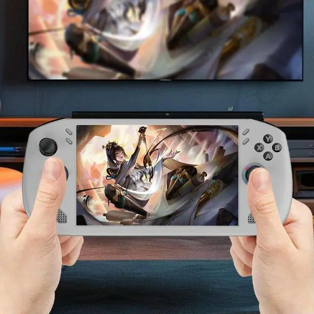 Alt view image 6 of 6 - Silicone Protective Case Shockproof Silicone Game Console Sleeve Anti-Scratch Soft Handheld Console Shell for Legion GO S