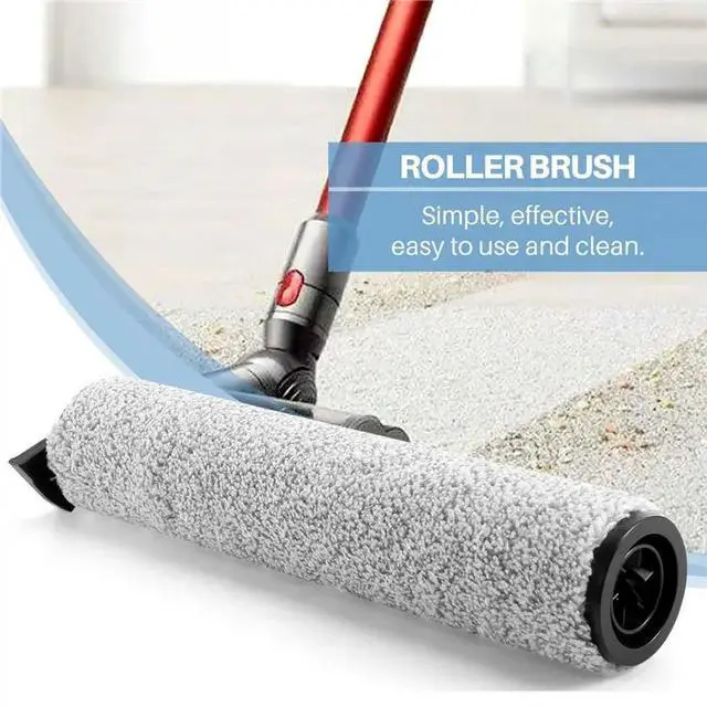 Alt view image 4 of 6 - 2 Pack Replacement Brush Roller for Tineco IFloor 3/ Floor One S3 Wet Dry Cordless Vacuum Cleaner Ac