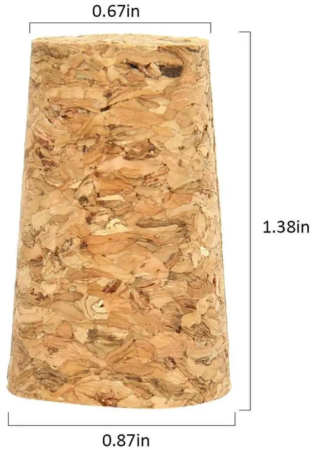 Alt view image 4 of 6 - 100Pcs Tapered Wine Cork Reusable Wood Corks Creative Sealing Wine Stopper Wine Bottle Cover for Bottles Wine