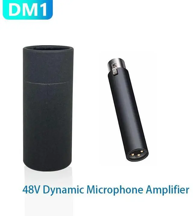 Alt view image 5 of 6 - 48V Microphone Preamp Booster 28dB Gain Mic Booster Preamplifier Microphone Dynamic Preamplifier for DM1