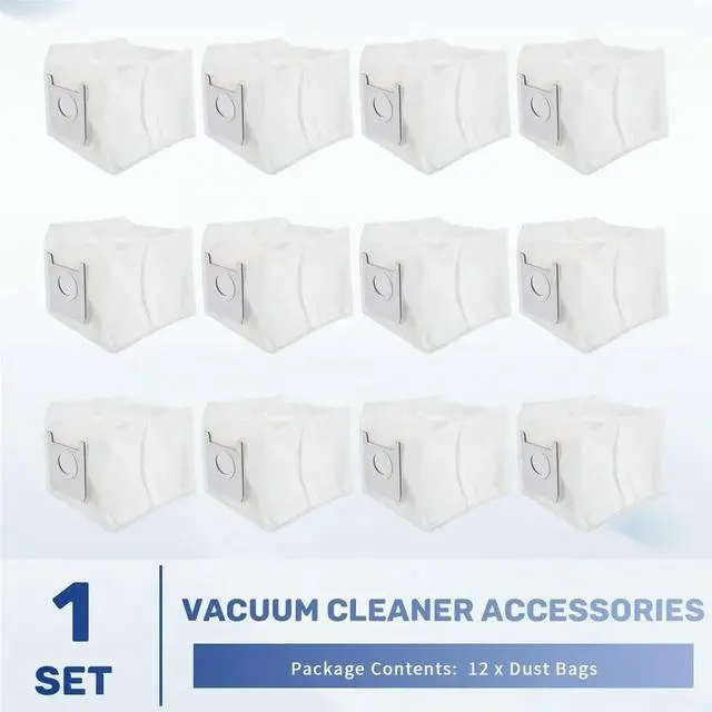 Alt view image 5 of 6 - 12 Pcs for Roidmi EVE Plus Robot Vacuum Cleaner Parts Dust Bag Garbage Bag Replacement Acces