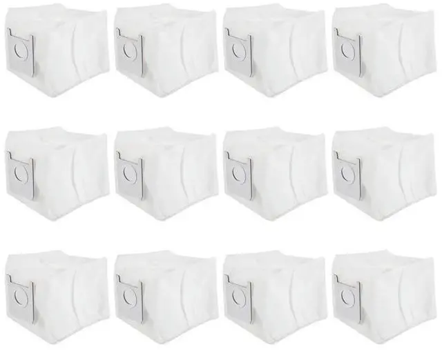 Alt view image 6 of 6 - 12 Pcs for Roidmi EVE Plus Robot Vacuum Cleaner Parts Dust Bag Garbage Bag Replacement Acces