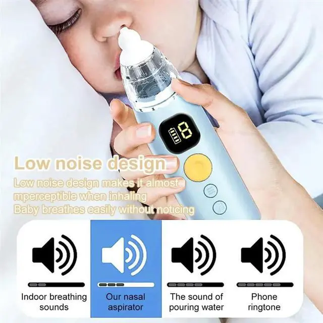 Alt view image 4 of 6 - Electric Nasal Aspirator Ear Pressure Reliever Relieve Ear Discomfort Caused Eustachian Ear Unclogger Khaki