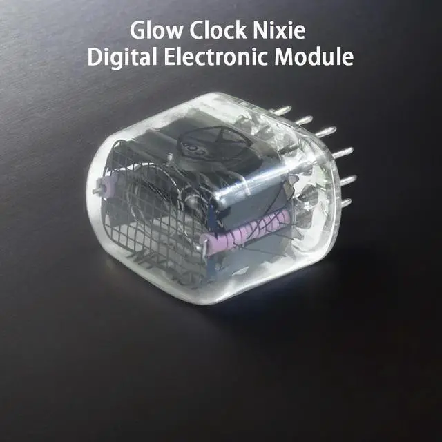 Alt view image 4 of 4 - IN-12 IN12 Glow Tubes Tube with Decimal Point Nixie Tube Clock Glow Tube for Glow Clock Nixie Digital LED Clock DIY Part