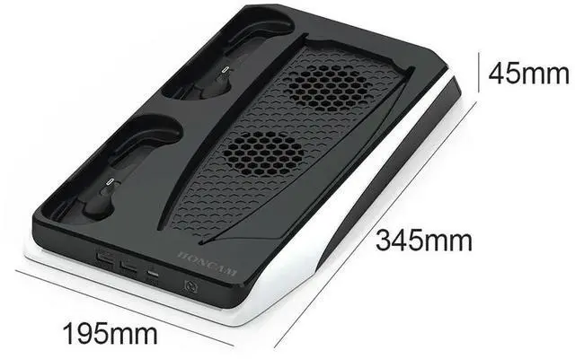 Alt view image 5 of 6 - Vertical Cooling Stand Replacement for 5 Digital Edition Vertical Stand with Cooling Fan Charger for