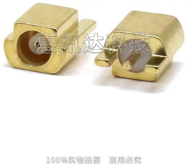 Alt view image 2 of 2 - MCX-KEF Angle MCX female patch, side plug, side patch soldered PCB board, RF connector, square