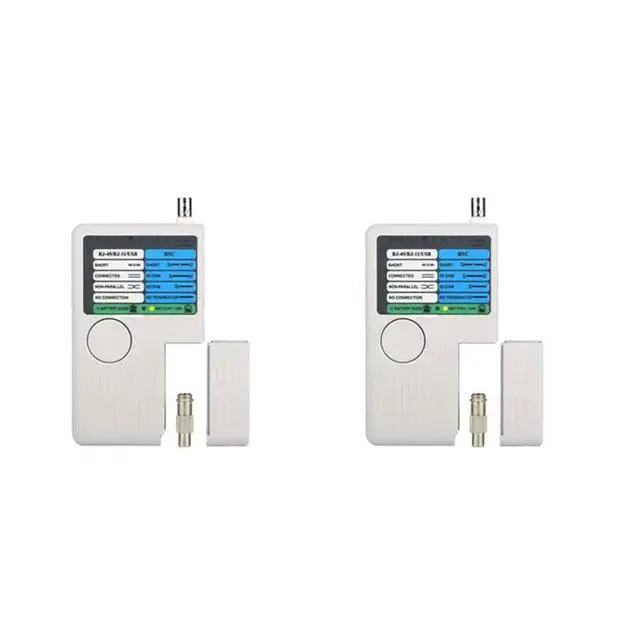 Alt view image 4 of 6 - RJ45 RJ11 USB BNC LAN Network Cable Tester 4 In 1 1 Set Cat5 Cat6 Wire Tester For Ethernet Phone Coaxial Cables