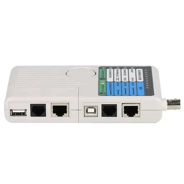 Alt view image 5 of 6 - RJ45 RJ11 USB BNC LAN Network Cable Tester 4 In 1 1 Set Cat5 Cat6 Wire Tester For Ethernet Phone Coaxial Cables