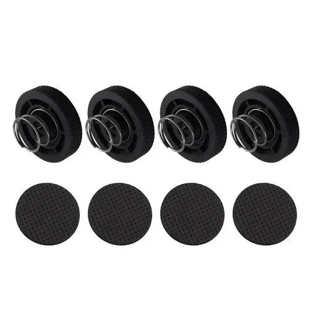 Alt view image 4 of 6 - For Panasonic For Technics For Technics SL-D2 SL-D3 Model Vinyl Phonograph Foot Set Replacement Parts