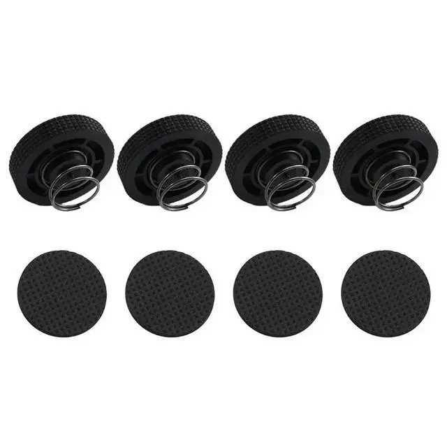 Alt view image 5 of 6 - For Panasonic For Technics For Technics SL-D2 SL-D3 Model Vinyl Phonograph Foot Set Replacement Parts