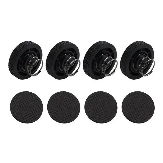 Alt view image 6 of 6 - For Panasonic For Technics For Technics SL-D2 SL-D3 Model Vinyl Phonograph Foot Set Replacement Parts