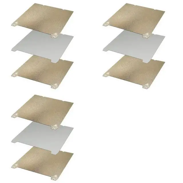 Alt view image 4 of 6 - 3X For Ender-3 /End-5 S1/K1 Build Plate Flexible PEI 235X235mm Sheet Double Sided Coating Heatbed B
