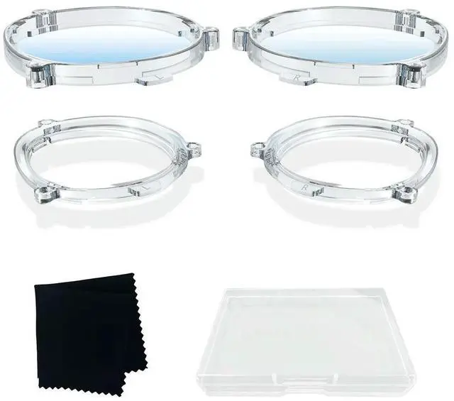 Alt view image 6 of 6 - AT-For Quest3 Magnetic Frame+Anti-Blu-Ray Lens Myopia Glasses Protection Frame for Quest3 VR