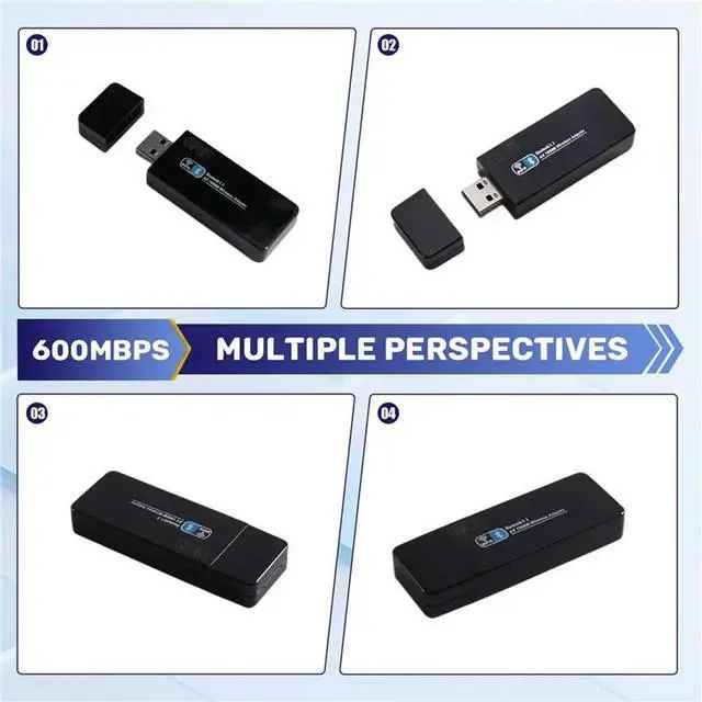 Alt view image 5 of 6 - USB 3.0 Network Adapter, 6, 5G Dual-Band RTL8852BU Bluetooth Adapter, 5.2 AX, Linux PC Compatible
