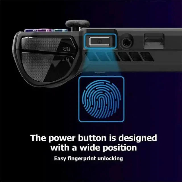 Alt view image 5 of 6 - For ROG Ally X Protective Case + Hard Shell Front Cover Protective Case Standgrip For ROG Ally X Game Console