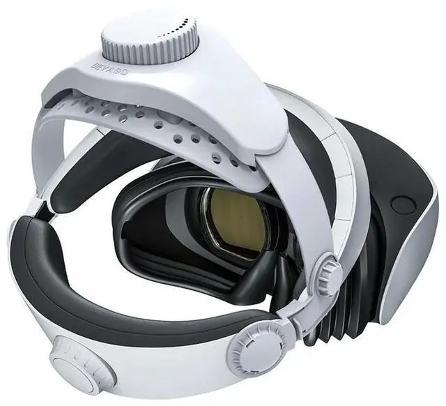 Alt view image 6 of 6 - AT-VR Headband Bracket for Ps Vr2 Gaming and Videos Virtual Goggles Glasses Head Strap Holder VR