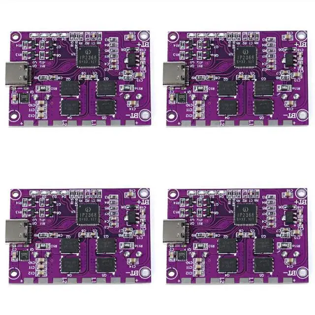Alt view image 4 of 6 - 4X IP2368 Bidirectional 100W Fast Charging Module Buck-Boost Type-C Interface 4S Lithium Fast Charging Board