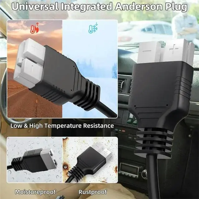 Alt view image 6 of 6 - For Starlink Mini Cable 12V 24V To 30V 3.5A Step Up Converter Power Cable Adapter With For Anderson Plug 16.4FT