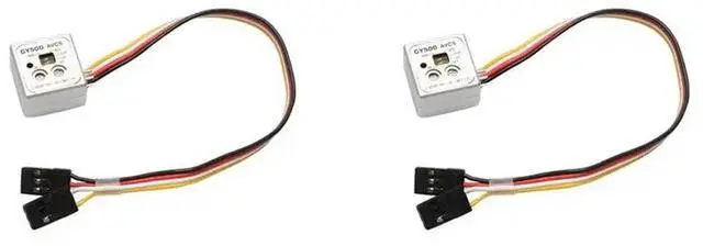 Main image of 2X Single-Axis Lock Head Gyroscope GY500 Heading-Lock Gyro For RC Helicopter Model Car Direction Control