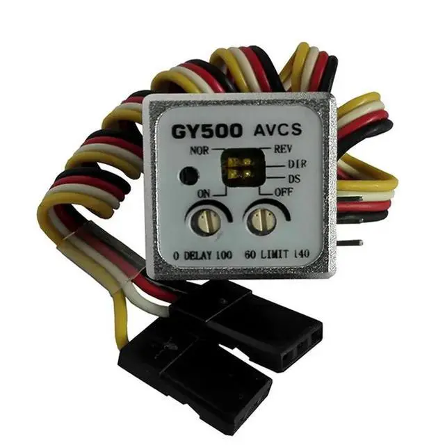 Alt view image 3 of 3 - 2X Single-Axis Lock Head Gyroscope GY500 Heading-Lock Gyro For RC Helicopter Model Car Direction Control