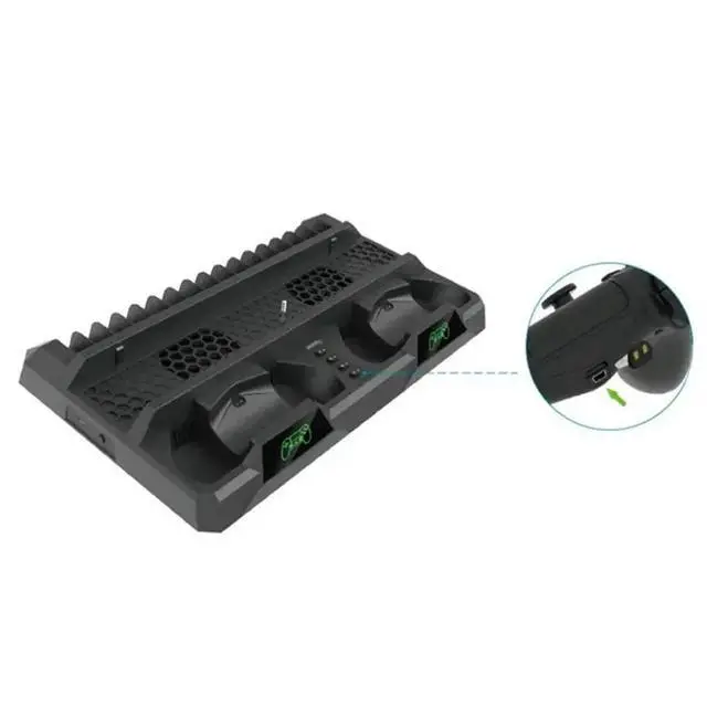 Alt view image 2 of 3 - Cooling Base For PS4 Cooling Base For SLIM Cooling Base Multi Functional Cooling Base