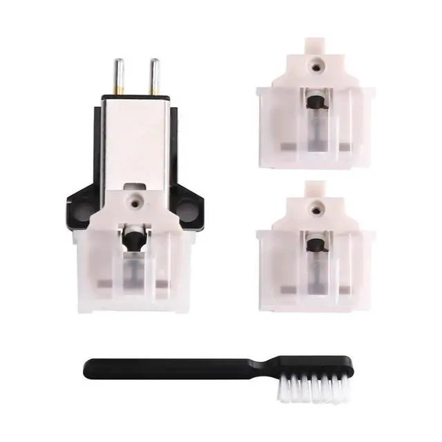 Alt view image 2 of 3 - Replacement Parts For LP Vinyl Record Player Turntable Phonograph AT3600L Magnetic Cartridge Stylus+ AT3600L Needle