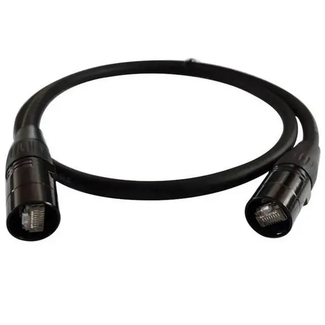 Alt view image 3 of 3 - 3X CAT6 Ethercon Cable Ethercon-Compatible RJ45 Connector For Studio Setups, Touring, Stage Production, Concerts 2 Meter