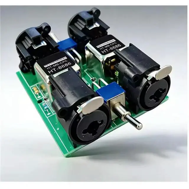 Alt view image 3 of 3 - XLR 6.5 Lotus 2-Way Audio Isolator Audio Current Noise Eliminator Mixer For Live Broadcast Applications