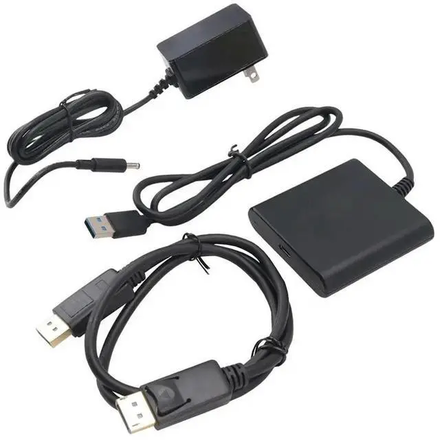 Alt view image 2 of 3 - For PS5VR2 PC Adapter PSVR2 Computer Converter For Steamvr Gaming Accessories Adapter Power Kit And Displayport Cable US US P