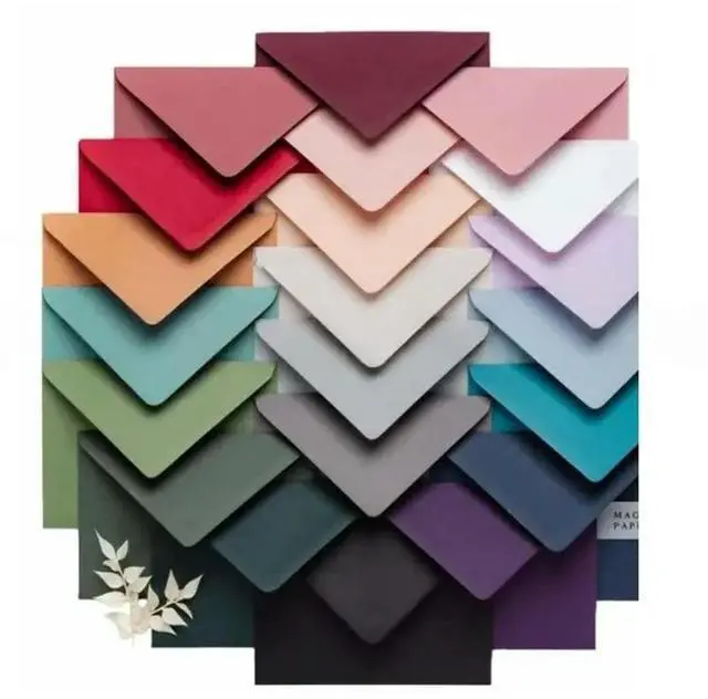 Main image of 100PCS Morandi Small Envelopes, 145X112mm Mini Blank Paper Gift Envelopes For Greeting Cards, Holiday Presents