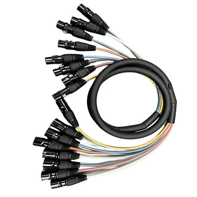 Alt view image 2 of 3 - 8 Channel XLR Audio Cable XLR Male To XLR Female Cable For Broadcasting Recording