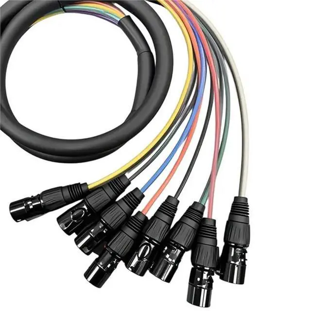 Alt view image 3 of 3 - 8 Channel XLR Audio Cable XLR Male To XLR Female Cable For Broadcasting Recording