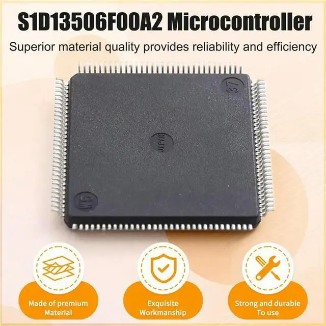 Alt view image 3 of 3 - For Industrial& Embedded Systems Compatible S1D13506 QFP-128 Display Controller IC, S1D13506F00A2 LCD Driver Chip 1 PC