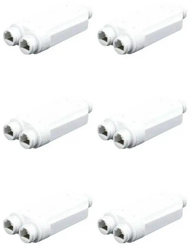 Main image of 6X 2 Port Waterproof POE Repeater IP66 10/100Mbps 1 To 2 Poe Extender With IEEE802.3Af/At 48V Outdoor For POE Switch
