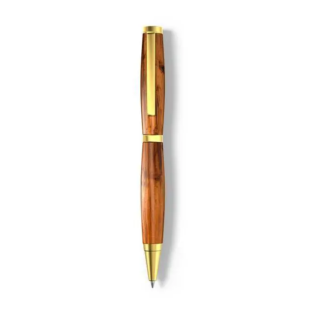 Alt view image 2 of 3 - Pen Kits For Woodturning 20 Pack Premium Slimline Pen Turning Supplies Twist Pen Kit Lathe Turning Supplies For DIY