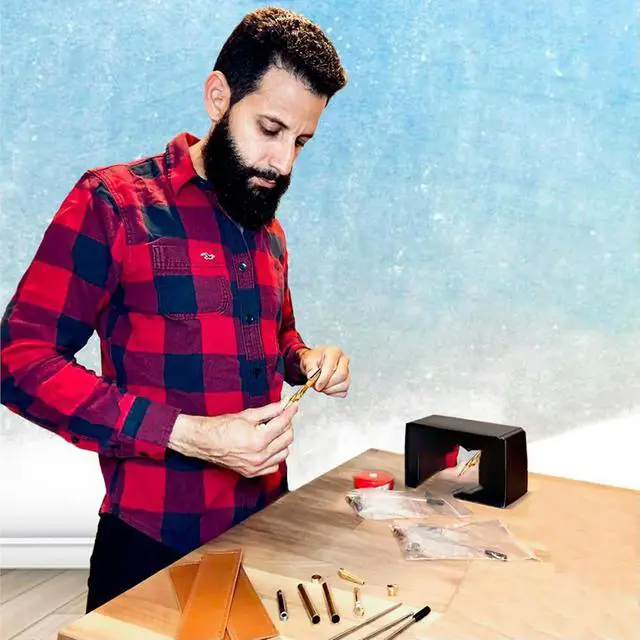 Alt view image 3 of 3 - Pen Kits For Woodturning 20 Pack Premium Slimline Pen Turning Supplies Twist Pen Kit Lathe Turning Supplies For DIY