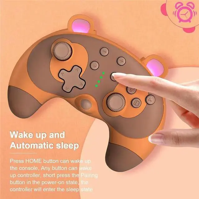 Alt view image 3 of 3 - Dual-Operation Mode Gamepad With 6-Axis Gyro,Dual Vibration&Macro Programming,Large-Capacity Game Controller