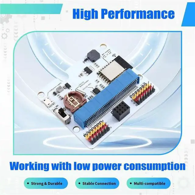 Alt view image 3 of 3 - ESP8266 Expansion Board For Micro:Bit-IOT:Bit-For Makecode/For Micropython/Javascript Buzzer RTC Module Support