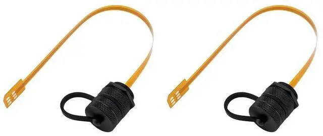Main image of 2X Micro-SIM Extension Cable IP67 Micro-Sim Panel Mount Extension Cable For Cabinet Chassis Case Frame Envelope