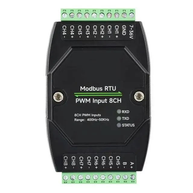 Alt view image 2 of 3 - For Industrial Control Pulse Output 8-Channel PWM RS485 Module, Modbus RTU Protocol, DIN Rail Mount For Industrial Applicatio