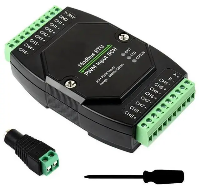 Main image of For Industrial Control Pulse Output 8-Channel PWM RS485 Module, Modbus RTU Protocol, DIN Rail Mount For Industrial Applicatio