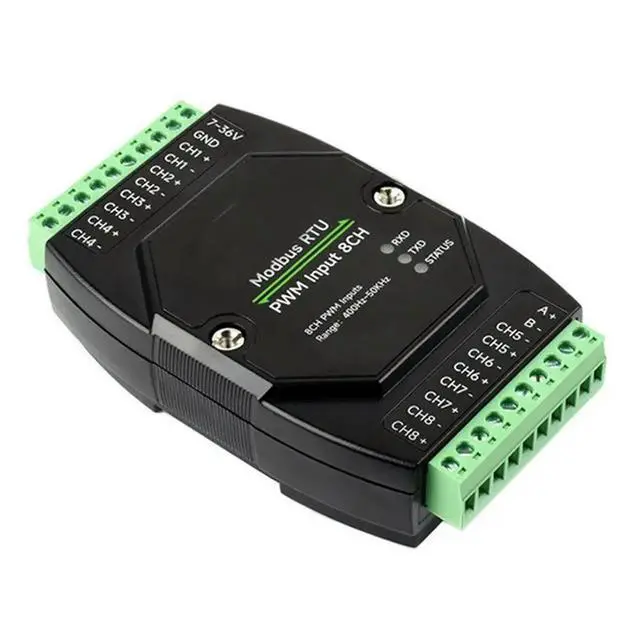 Alt view image 3 of 3 - For Industrial Control Pulse Output 8-Channel PWM RS485 Module, Modbus RTU Protocol, DIN Rail Mount For Industrial Applicatio