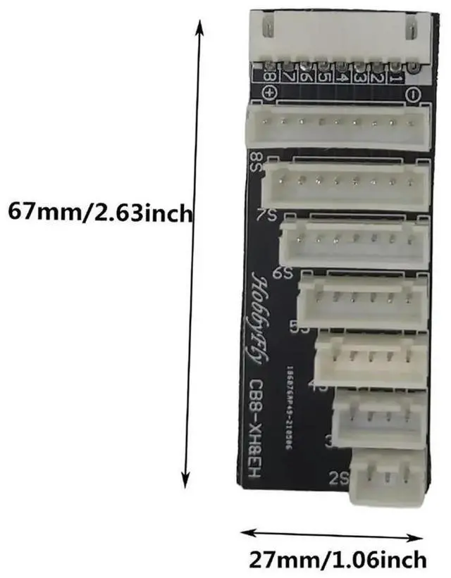 Alt view image 3 of 3 - 10X 2S 3S 4S 5S 6S 7S 8S Lithium Expansion Board Balance Charging Adaptor Plate XH Balanced Interface Adaptor